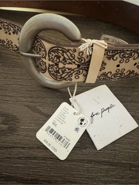 NWT Free People Branded Belt Size Medium/Large main image 8